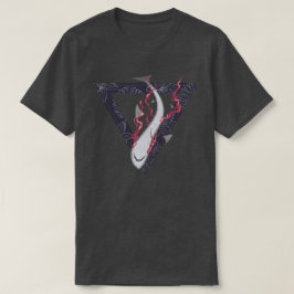 spara våra hajars SOS-blommigt triangel T Shirt
