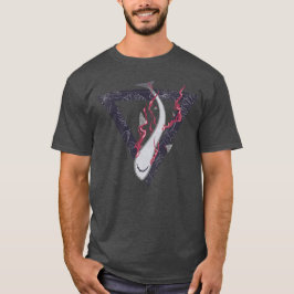 spara våra hajars SOS-blommigt triangel T Shirt