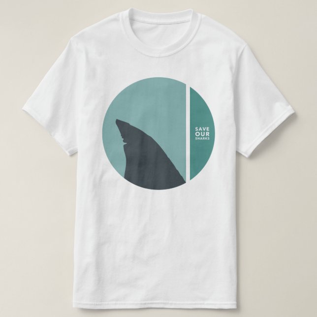 spara våra hajcirklar t-shirt (Design framsida)