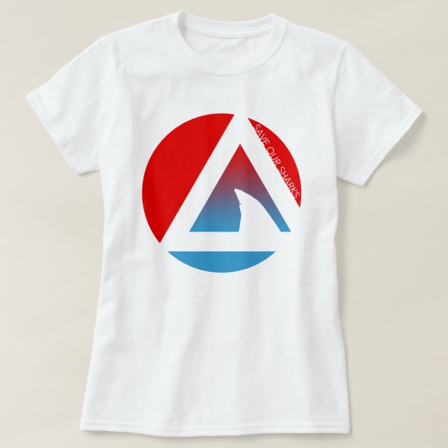 spara våra hajtricircles tee shirt (Design framsida)