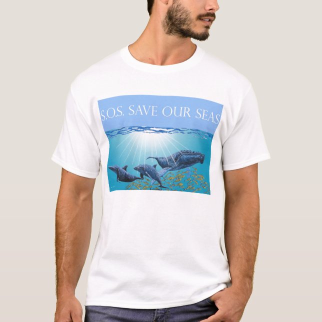 Spara våra hav tee shirt (Framsida)