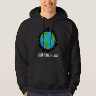 Spara Våra husdjur - Jord för bevarande av vilda d Hoodie