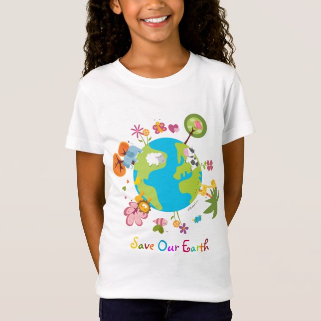 Spara våra jordungeutslagsplatser t shirt (Framsida)