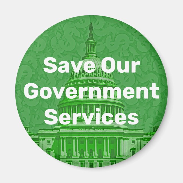 Spara Våra offentliga tjänster Magnet (Framsidan)