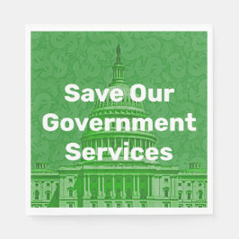 Spara Våra offentliga tjänster Pappersservett