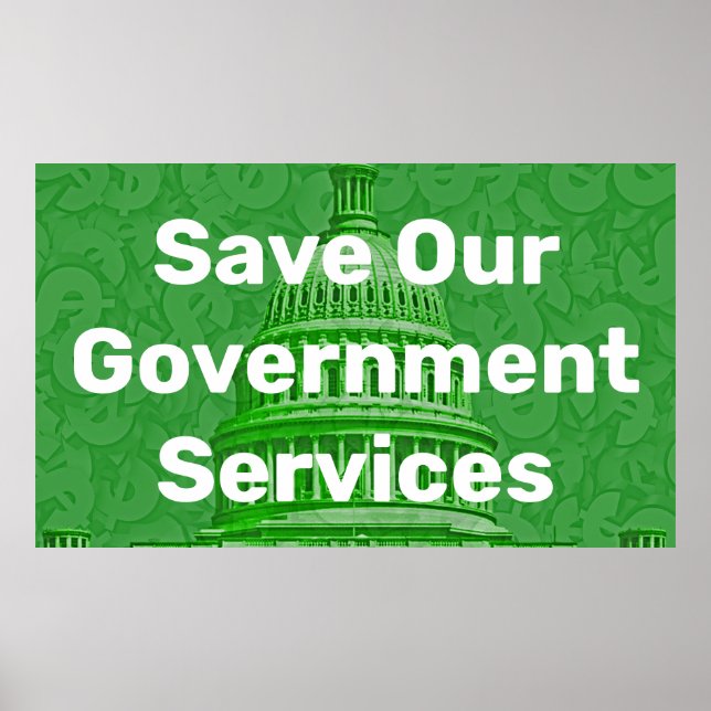 Spara Våra offentliga tjänster Poster (Framsidan)