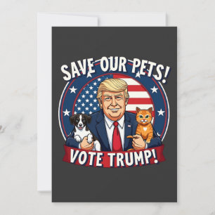 Spara våra sällskapsdjur: Trumpump Pets for Trump  Inbjudningar