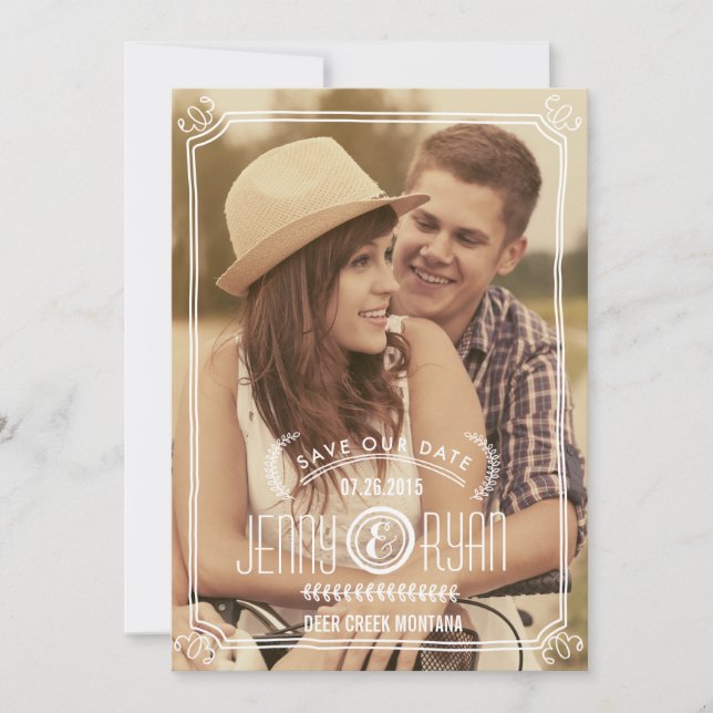 SPARA VÅRT DATUM | SPARA DATUM MEDDELANDE (Framsida)