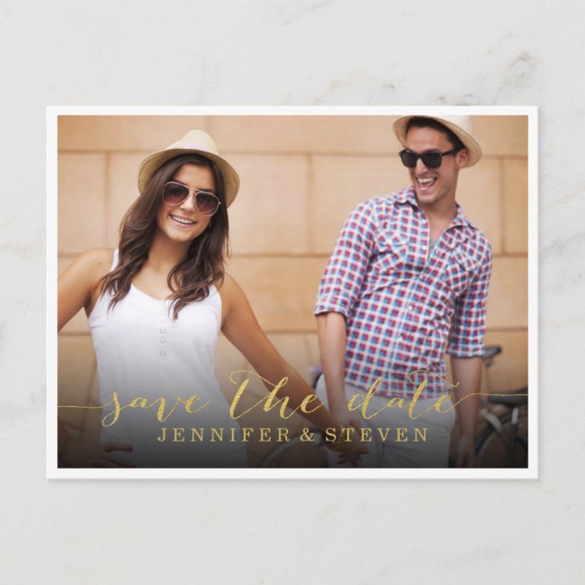 SPARA VÅRT DATUM | SPARA MEDDELANDET OM DATUM FÖR  MEDDELANDE VYKORT (Framsida)