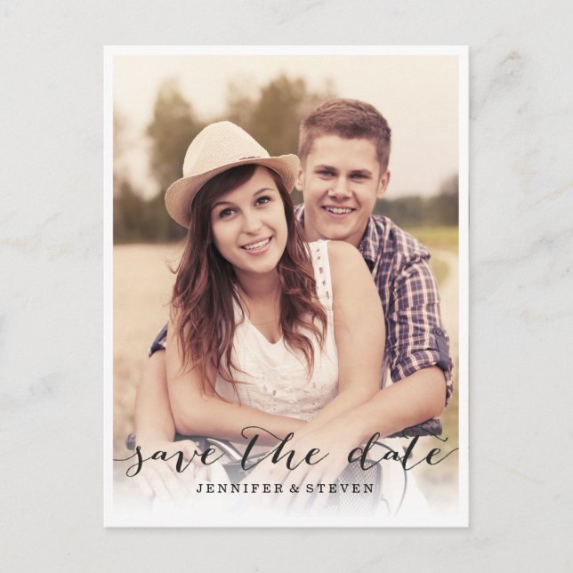 SPARA VÅRT DATUM | SPARA MEDDELANDET OM DATUM-SKRI MEDDELANDE VYKORT (Framsida)