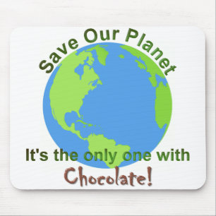 Spara vårt planet Mousepad Musmatta
