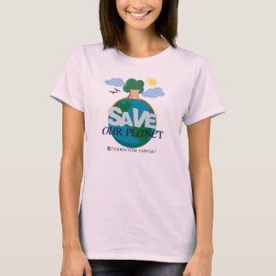 Spara vårt planet t shirt