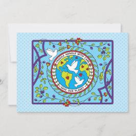 Spara vårt planetkort 7 x 5 tum