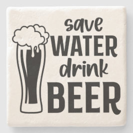 Spara Vatten, Drick öl - Stone Underlägg
