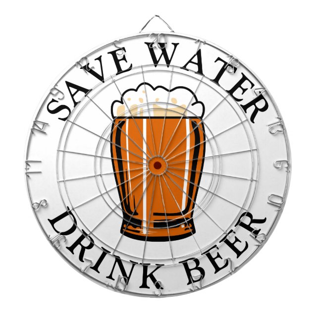 Spara Vatten Drink Beer Darttavla (Framsidan)