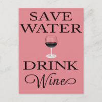 Spara Vatten Drink Vin