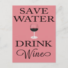 Spara Vatten Drink Vin