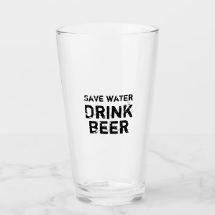 Spara vatten glas öl