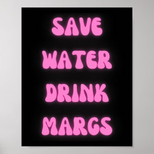 Spara Vatten Magrs Mexikanska Party Poster