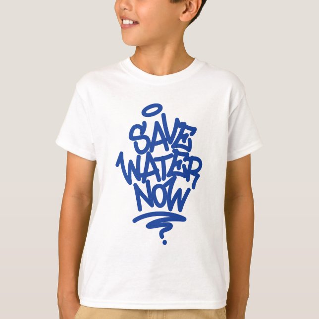 Spara Vatten Now T Shirt (Framsida)