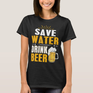 Spara Vatten Och Drick Öl På Sjungningsfesten T Shirt