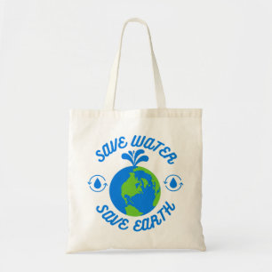 Spara Vatten Spara Earth Tygkasse