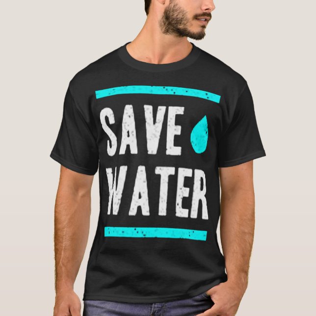 Spara vatten t shirt (Framsida)