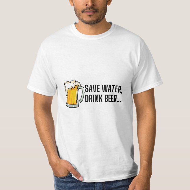 Spara Vatten.... T Shirt (Framsida)