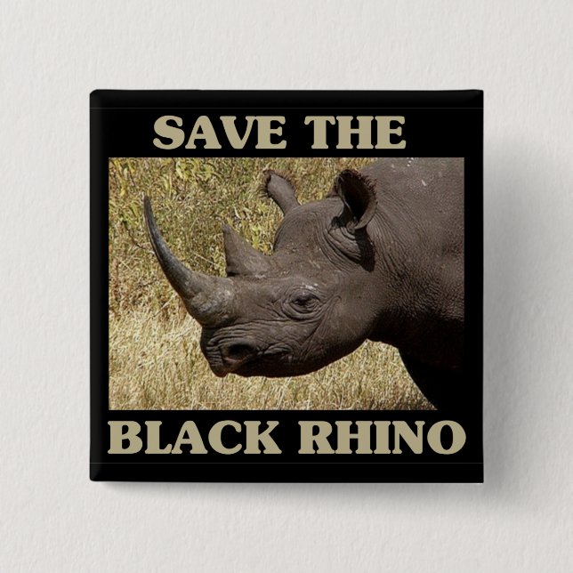 Spara vid Black Rhino Knapp (Framsida)