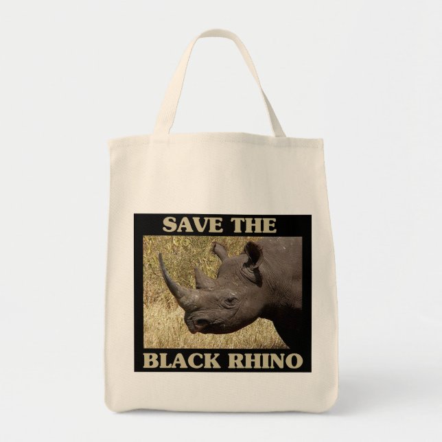 Spara vid Black Rhino Tygkasse (Framsidan)