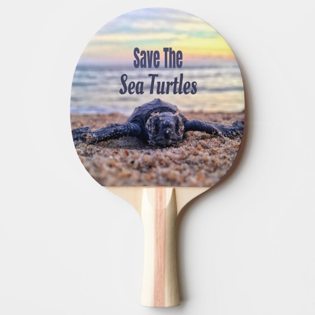 Spara vid havssköldpaddor pingisracket (Framsidan)