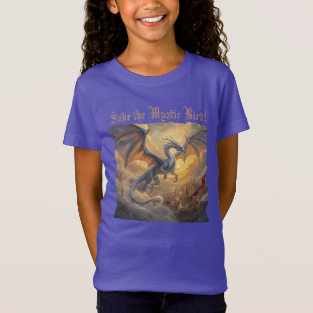 "Spara vid Mystic Bird" T Shirt (Framsida)