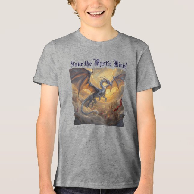 "Spara vid Mystic Bird" T Shirt (Framsida)
