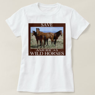 Spara vildhästarna t-shirt