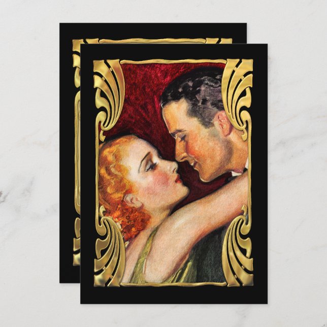 Spara Vintagen Datum par Spara Datumet (Fram/baksida)