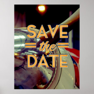 Spara vintagen Prop Flygplan Poster