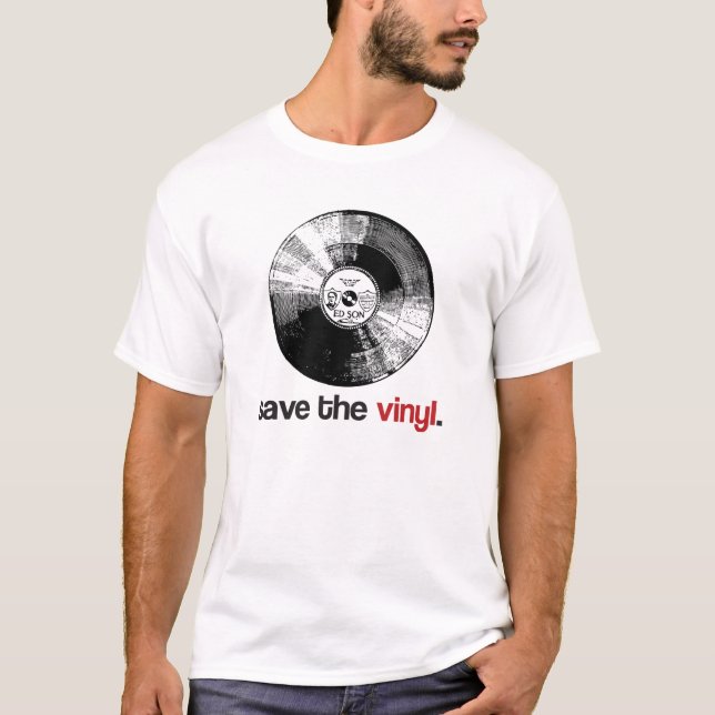 spara vinylen t-shirt (Framsida)