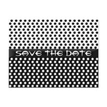 Spara vykort för datumpolka-punkt