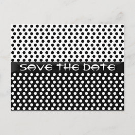 Spara vykort för datumpolka-punkt