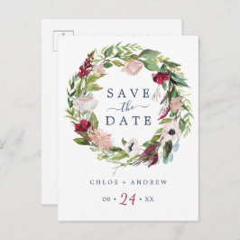 Spara vykortet för datum för felsökning inbjudan vykort