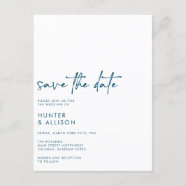 Spara vykortet för datuminbjudan vykort