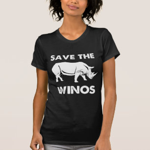 Spara winosna med noshörning tee shirt