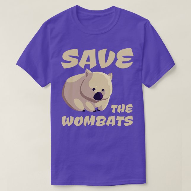 Spara Wombats T Shirt (Design framsida)