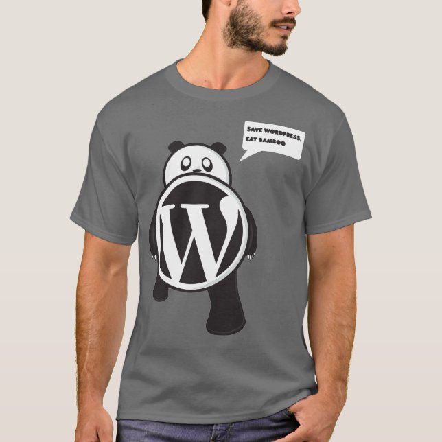 Spara Wordpress! Tee Shirt (Framsida)