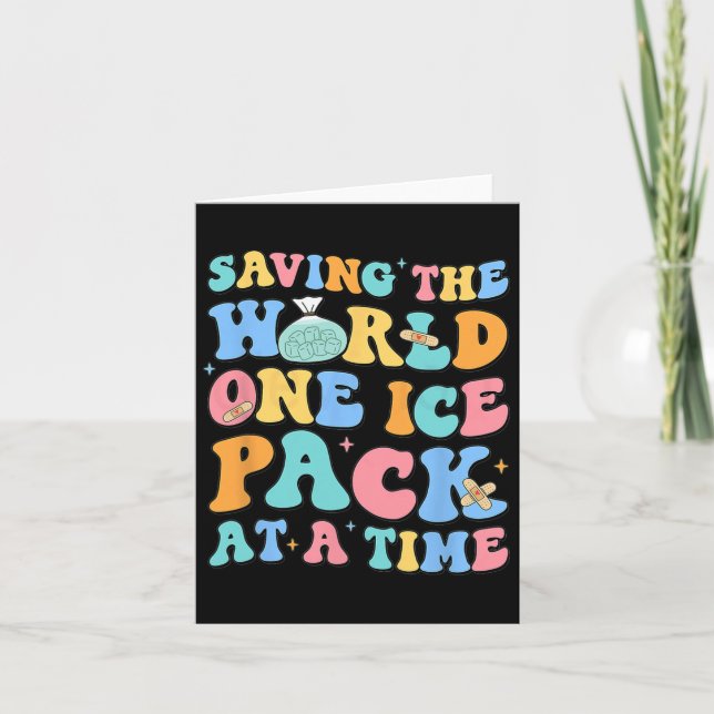 Spara World One Ice Pack på tidsklassen Nurse Kort (Framsida)