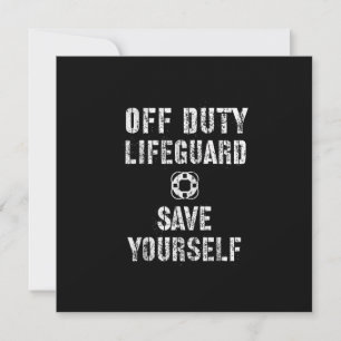 Spara Yourself Lifeguard Swimming Bassäng Guard av Inbjudningar