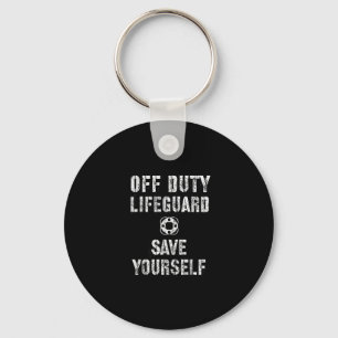 Spara Yourself Lifeguard Swimming Bassäng Guard av Nyckelring