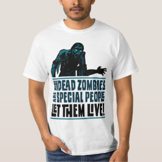 Spara zombiesna (i färg) tee shirt