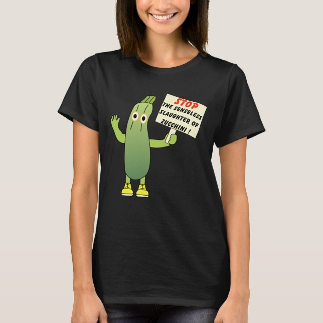 Spara Zucchini T Shirt (Framsida)