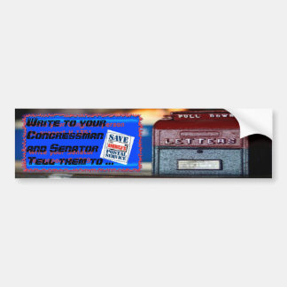 SparaAmerika postgång Bildekal